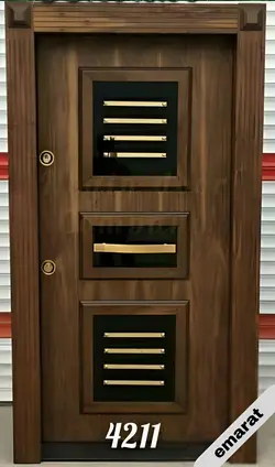 درب ضدسرقت روکش گردو