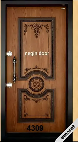 درب ضدسرقت روکش گردو