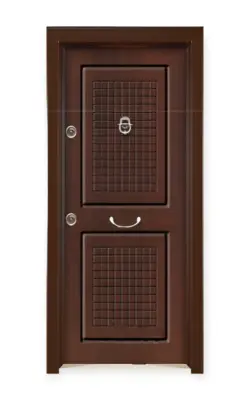 درب ضد سرقت | روکش راش | CNC | کد 4509