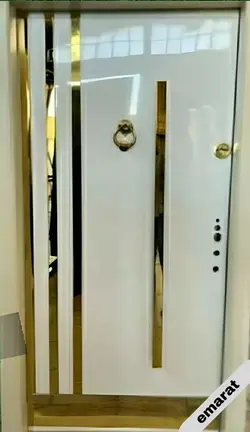 درب ضد سرقت | رویه فلز استیل | کد 7035