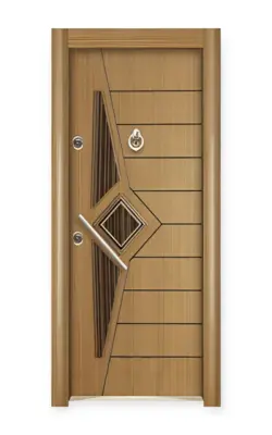 درب ضدسرقت | روکش گردو | CNC | کد 4302