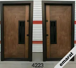 درب ضدسرقت روکش گردو