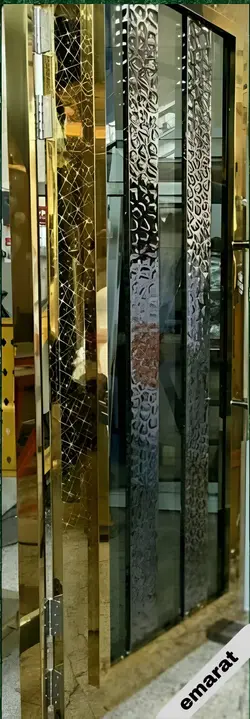 درب ضد سرقت | روکش استیل | برجسته اکونومی | کد 7039