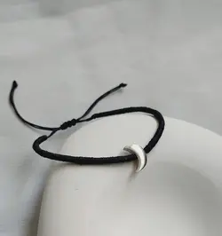 دستبند نقره ماه تپل