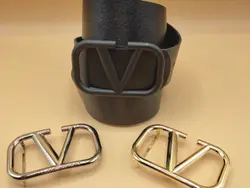 کمربند زنانه تسمه ایی ۵ سانت مدل ولنتینو