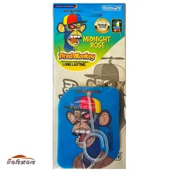 خوشبو کننده کارتی میمون خسته مدل Midnight Rose