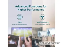 سوییچ تی پی لینک (TP-Link) مدل TL-SF1005P دارای 5 پورت - تجهیزات شبکه