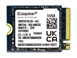 هارد درایو اس اس دی (SSD) کینگستون (Kingston) مدل OM3PDP3512B ظرفیت 512 گیگابایت فرم فاکتور M.2-2230 - تجهیزات شبکه