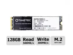 هارد درایو اس اس دی (SSD) Timetec ظرفیت 128 گیگابایت فرم فاکتور M.2-2280 رابط SATA - تجهیزات شبکه