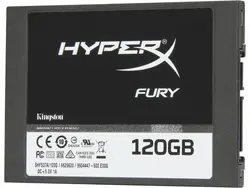 هارد درایو اس اس دی (SSD) هایپر ایکس (HyperX) مدل SHFS37A-120G ظرفیت 120 گیگابایت فرم فاکتور 2.5 اینچ رابط SATA - تجهیزات شبکه