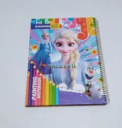 دفتر نقاشی وایت برد دار طرح فروزن