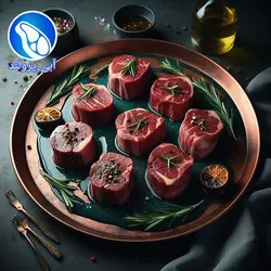 چنجه کباب بره با مرینیت کره رزماری