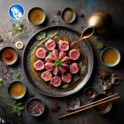 چنجه کباب بره با مرینیت تایلندی