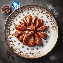 جوجه کبابی سینه با استخوان دودی باربیکیو