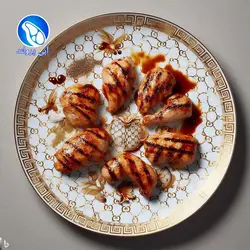 جوجه کباب ران با استخوان دودی باربیکیو