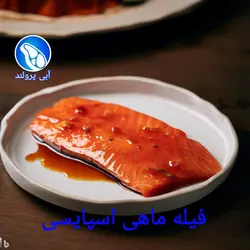 فیله ماهی قزل‌آلا کبابی اسپایسی