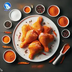 کتف مرغ با پودر سوخاری