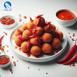 قارچ با پودر سوخاری اسپایسی