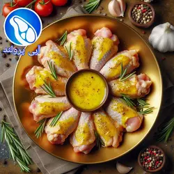 کتف مرغ کبابی کره رزماری