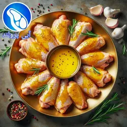 بال مرغ کبابی کره رزماری