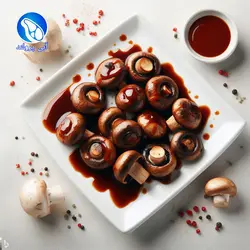 قارچ کبابی دودی باربیکیو