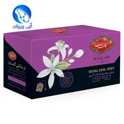 چای سیاه رویال ارل گری معطر گلستان ۲۵ عددی
