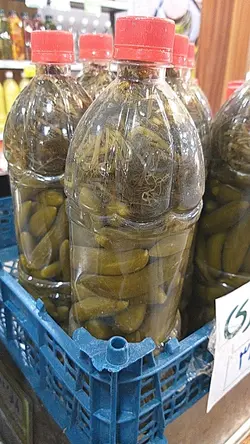 خیار شور بطری ۷۵۰ گرمی