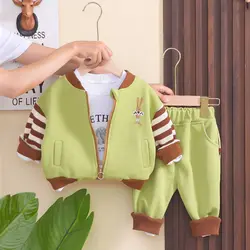 ست سه تکه اورجینال وارداتی مدل خرگوش کد 74 - فروشگاه لباس نوزادی فینگیلی