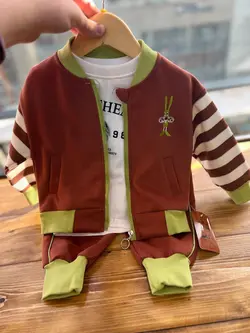 ست سه تکه اورجینال وارداتی مدل خرگوش کد 74 - فروشگاه لباس نوزادی فینگیلی