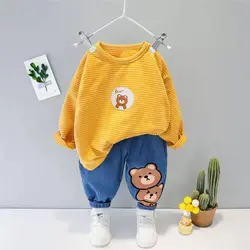 خرید لباس ست دخترانه و پسرانه اسپرت بلوز و شلوار جین اورجینال