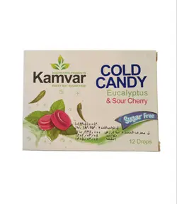 آبنبات سرد با طعم آلبالو و اکالیپتوس بدون قند کامور - 30 گرم - فورسماژور پاساژ کالا - نمایش محصول به میلیونها مخاطب