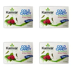 آبنبات سرد با طعم آلبالو و اکالیپتوس بدون قند کامور - 30 گرم - فورسماژور پاساژ کالا - نمایش محصول به میلیونها مخاطب