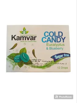 آبنبات سرد با طعم بلوبری و اکالیپتوس بدون قند کامور - 30 گرم - فورسماژور پاساژ کالا - نمایش محصول به میلیونها مخاطب