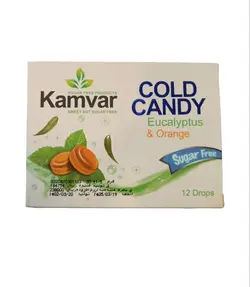 آبنبات سرد با طعم پرتقال و اکالیپتوس بدون قند کامور - 30 گرم - فورسماژور پاساژ کالا - نمایش محصول به میلیونها مخاطب