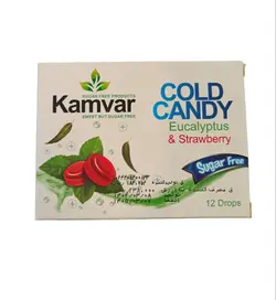 آبنبات سرد با طعم توت فرنگی و اکالیپتوس بدون قند کامور - 30 گرم - فورسماژور پاساژ کالا - نمایش محصول به میلیونها مخاطب