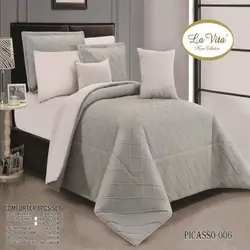 سرویس روتختی مخمل لاویتا Lavita مدل پیکاسو Picasso دونفره 8 تکه