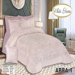 سرویس روتختی مخمل ویت هوم white home مدل ابرا abra دونفره 8 تکه