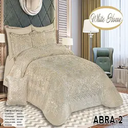 سرویس روتختی مخمل ویت هوم white home مدل ابرا abra دونفره 8 تکه