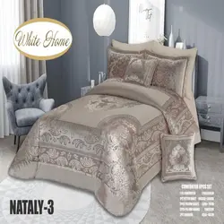 سرویس روتختی مخمل ویت هوم white home مدل ناتالی Nataly دونفره 8 تکه