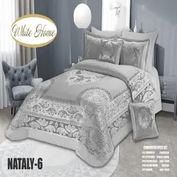 سرویس روتختی مخمل ویت هوم white home مدل ناتالی Nataly دونفره 8 تکه