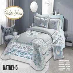 سرویس روتختی مخمل ویت هوم white home مدل ناتالی Nataly دونفره 8 تکه