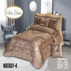 سرویس روتختی مخمل ویت هوم white home مدل ناتالی Nataly دونفره 8 تکه