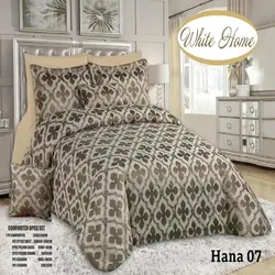 سرویس روتختی مخمل ویت هوم white home مدل هانا Hana دونفره 8 تکه