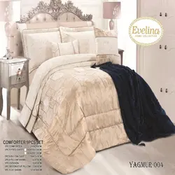 سرویس روتختی مخمل لاویتا Lavita مدل یامور yagmur دونفره 8 تکه