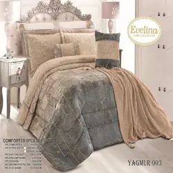 سرویس روتختی مخمل لاویتا Lavita مدل یامور yagmur دونفره 8 تکه