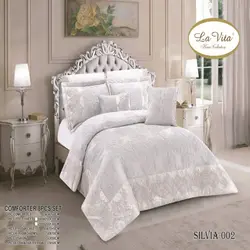 سرویس روتختی مخمل لاویتا Lavita مدل سیلویا Silvia دونفره 8 تکه