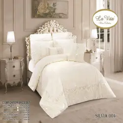 سرویس روتختی مخمل لاویتا Lavita مدل سیلویا Silvia دونفره 8 تکه