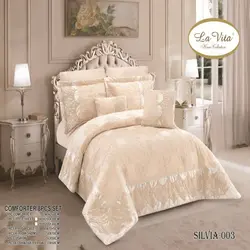 سرویس روتختی مخمل لاویتا Lavita مدل سیلویا Silvia دونفره 8 تکه