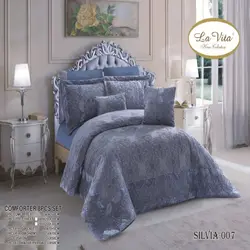 سرویس روتختی مخمل لاویتا Lavita مدل سیلویا Silvia دونفره 8 تکه