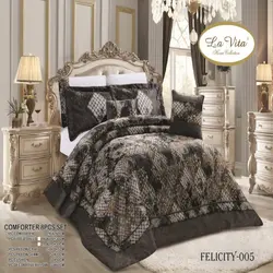 سرویس روتختی مخمل لاویتا Lavita مدل فلیسیتی Felicity دونفره 8 تکه